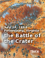 Union officers led their troops directly at the Confederate line, a path that took them down into the 30-foot hole. Once in this hole, the Union soldiers found it extremely difficult to climb up 30 feet of loose soil to reach the enemy line. Dazed Confederate troops regained their composure and rushed to the breech to stop the Union advance. It  became a turkey shoot. Union soldiers desperately trying to scramble out of the hole were slaughtered by Confederates firing down on them, 3800 were killed.